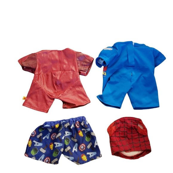 Build a Bear BABW Misc Marvel Clothes Lot Of 4 GUC - Picture 6 of 6